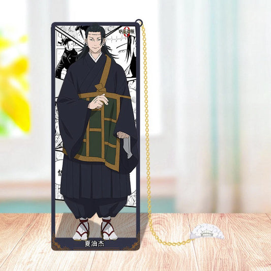Jujutsu Kaisen Metal Bookmarks β HD Valley Pattern, Anime Cosplay Accessory