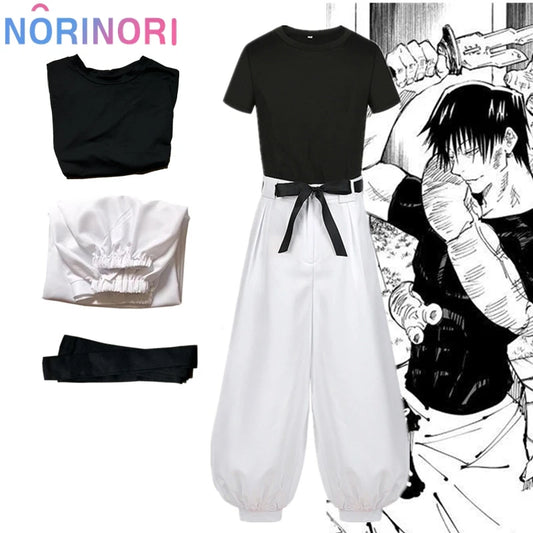 Toji Fushiguro Cosplay Costume β Jujutsu Kaisen Sorcerer Killer Outfit with Wig & Props