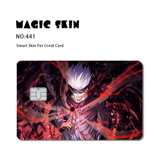 Jujutsu Kaisen Gojo Satoru 2.5D HD Matte PVC Credit/Debit Card Stickers