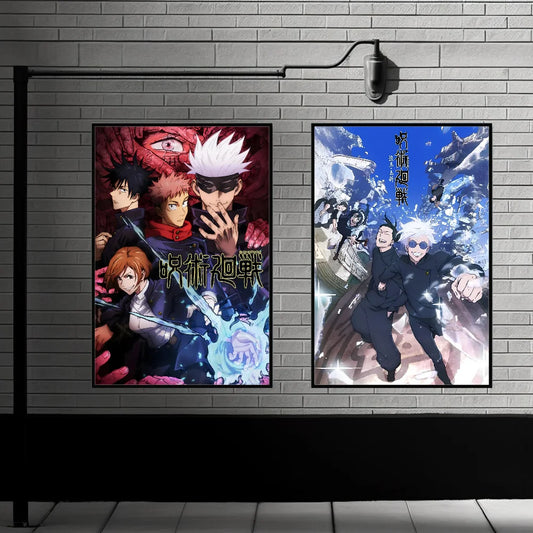 Jujutsu Kaisen Poster Sticky Wall Art β Waterproof Anime Decor