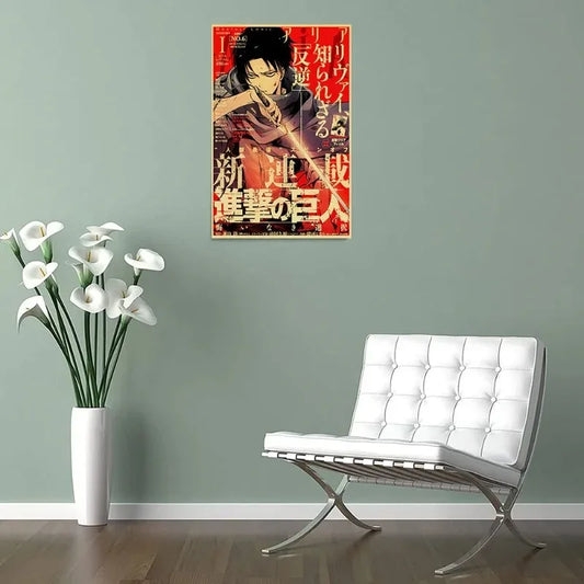 Vintage Anime Movie Kraft Paper Posters β JoJo's Bizarre Adventure/Jujutsu Kaisen/Demon Slayer