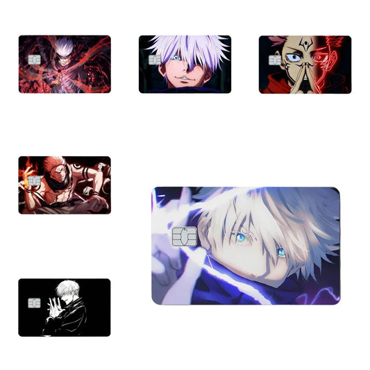 Jujutsu Kaisen Anime Credit Card Stickers β Waterproof & Scratch Resistant