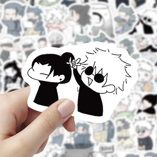 Jujutsu Kaisen Satoru Gojo & Suguru GetΕ 2D Cartoon Decorative Stickers