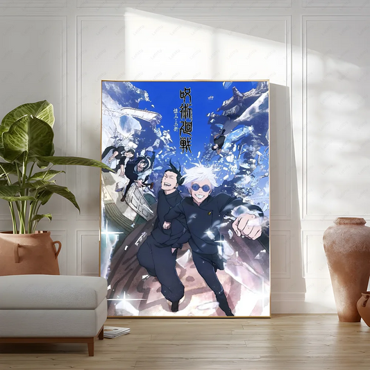 Jujutsu Kaisen Poster Sticky Wall Art β Waterproof Anime Decor