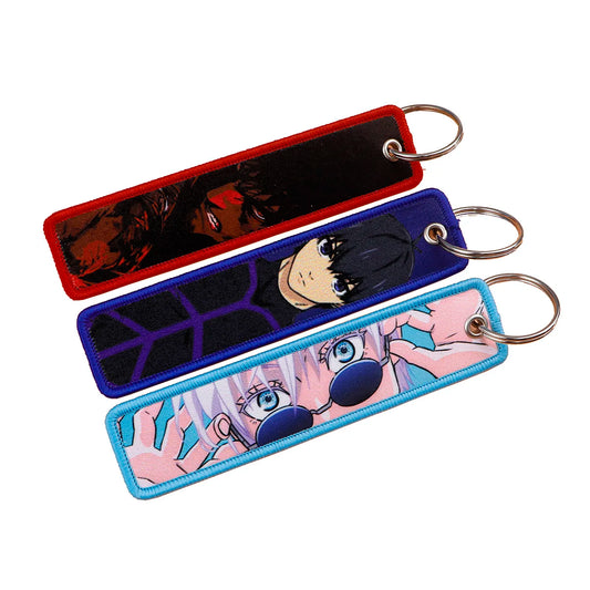 Gojo Satoru Cartoon Keychain β Stylish Anime Accessory for Fans